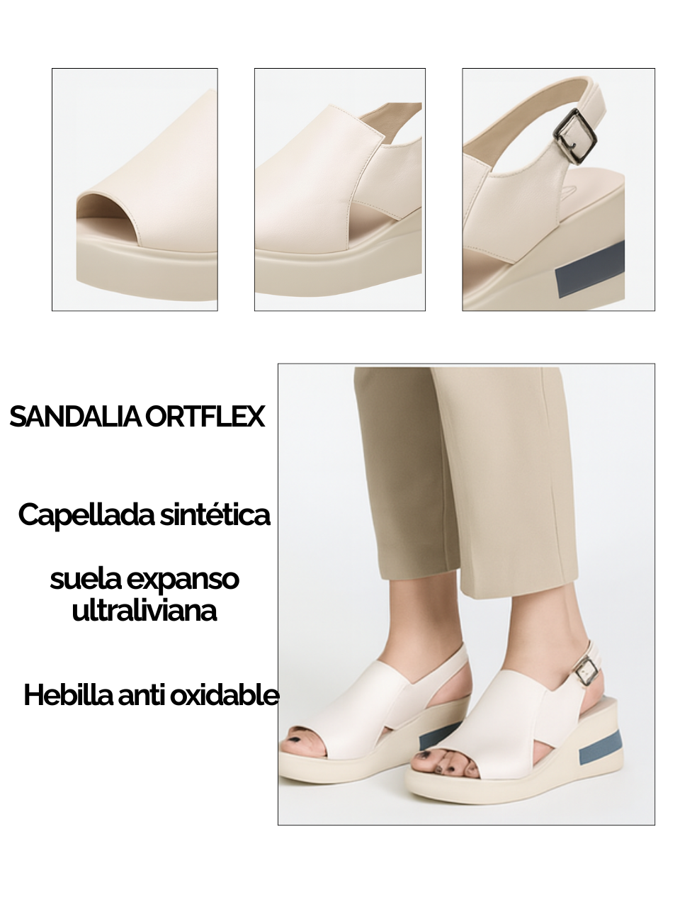SANDALIA ORTOPEDICA ORTOFLEX + CAJA